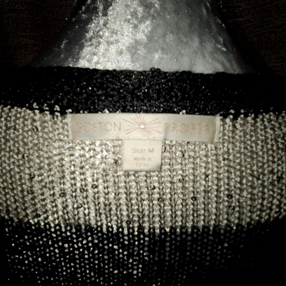 Beautiful Boston Proper Cold Shoulder Sweater - Picture 6 of 8